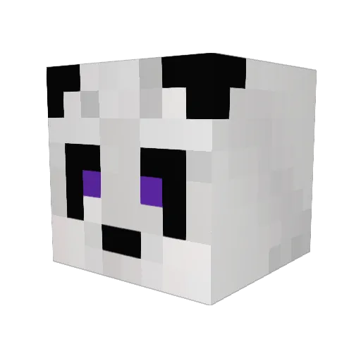 Siobhanasaurus Minecraft avatar head, 3D render