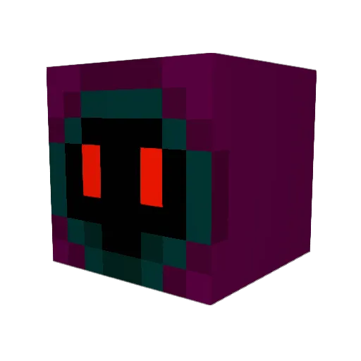 SionZter Minecraft avatar head, 3D render