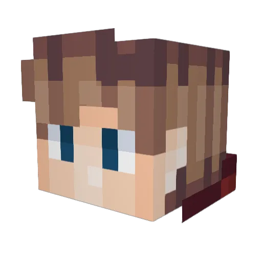 Siooooo Minecraft avatar head, 3D render