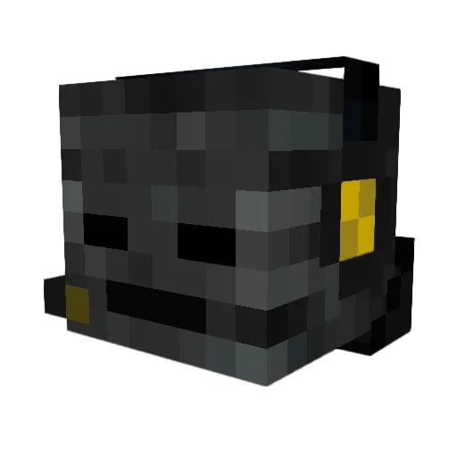 Siories Minecraft avatar head, 3D render
