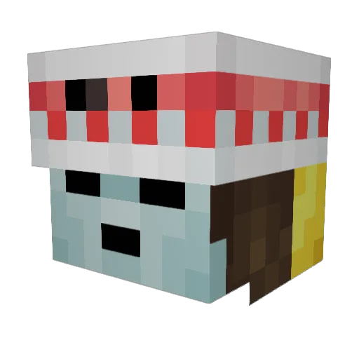 SipDaDrank420 Minecraft avatar head, 3D render