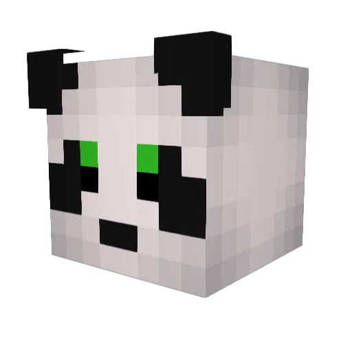 Sipaki Minecraft avatar head, 3D render