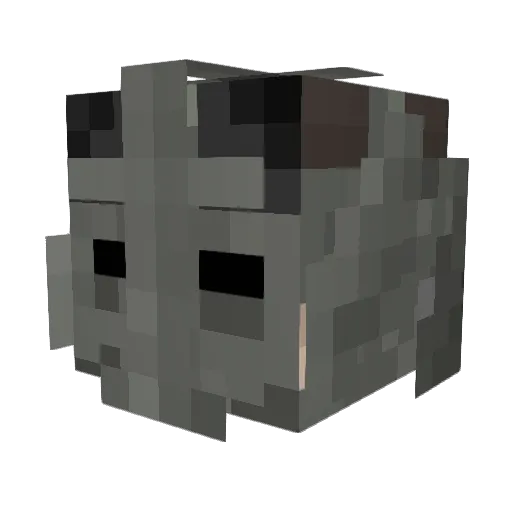 Siperpro21 Minecraft avatar head, 3D render