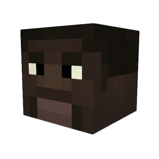 SiphonX Minecraft avatar head, 3D render