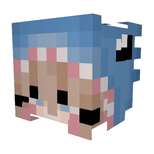 Siphonal50 Minecraft avatar head, 3D render