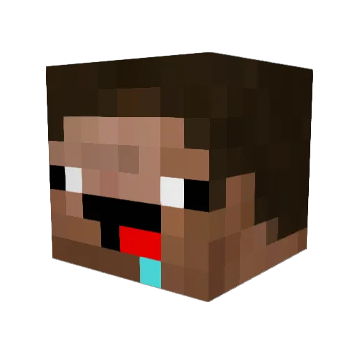Sippel3939 Minecraft avatar head, 3D render