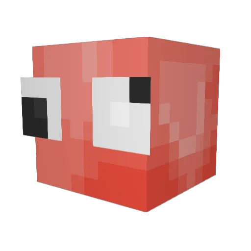 Siptiz Minecraft avatar head, 3D render