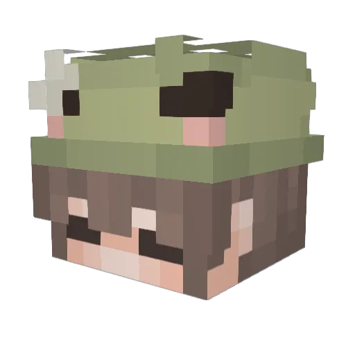 Sipuli178 Minecraft avatar head, 3D render