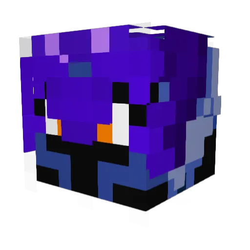 SirADKN Minecraft avatar head, 3D render