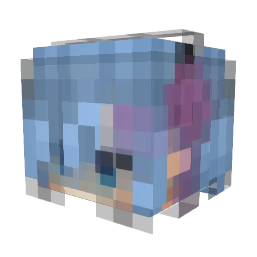 SirAbuJafarJr2nd Minecraft avatar head, 3D render