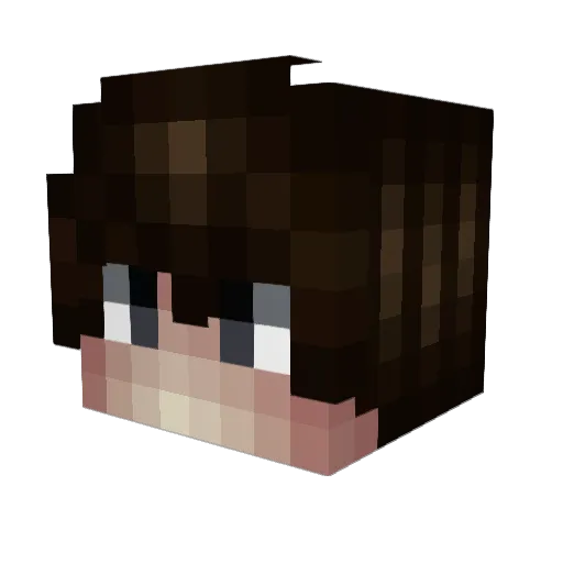 SirAlexito Minecraft avatar head, 3D render