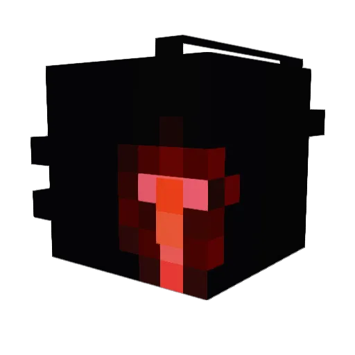 SirAshBlood Minecraft avatar head, 3D render