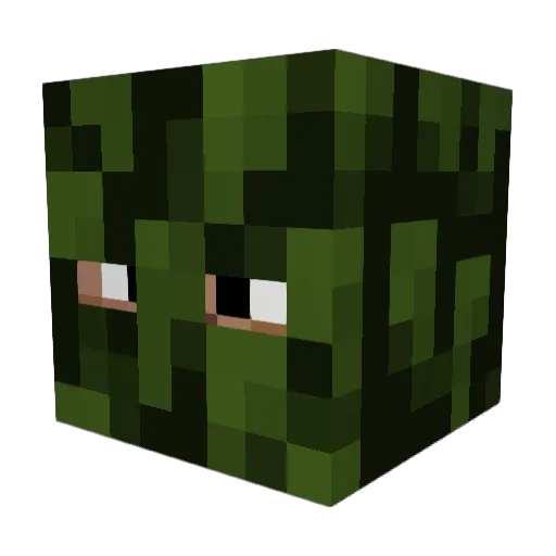 SirAtticusFluff Minecraft avatar head, 3D render