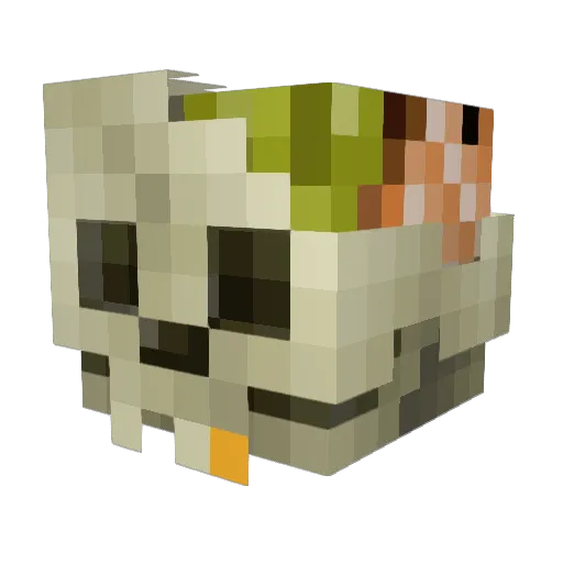 SirBastos Minecraft avatar head, 3D render