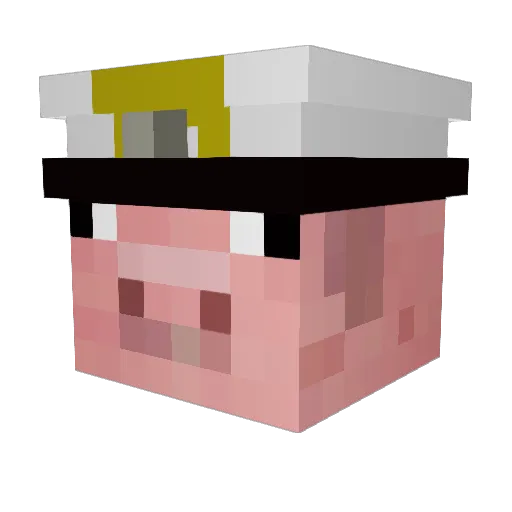 SirBean0 Minecraft avatar head, 3D render