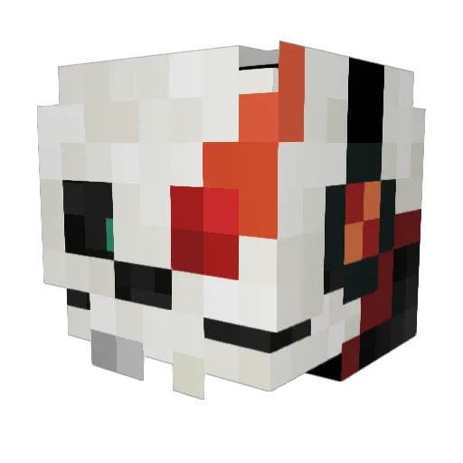 SirBillus Minecraft avatar head, 3D render