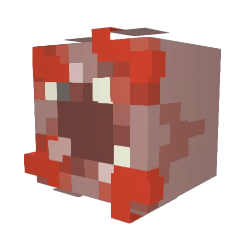 SirBlackFox Minecraft avatar head, 3D render