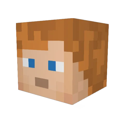 SirBoltonPower Minecraft avatar head, 3D render