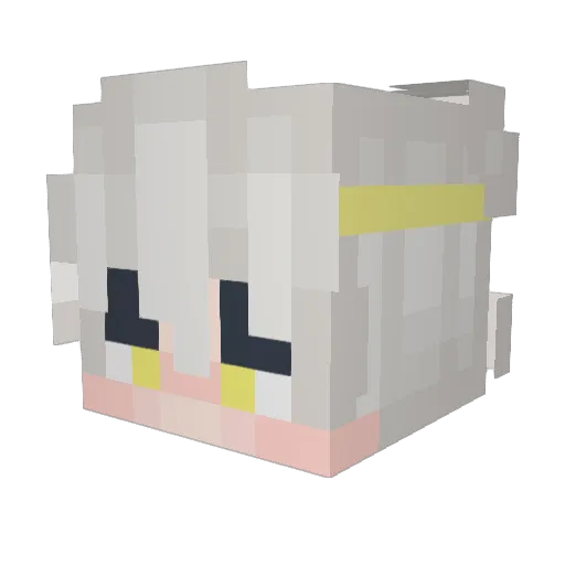 SirBrazil Minecraft avatar head, 3D render