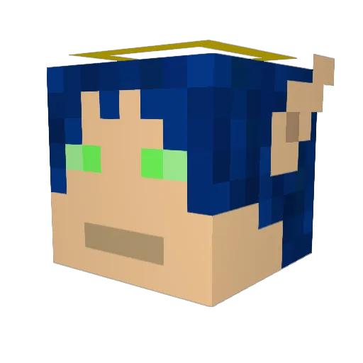 SirBuliwyf Minecraft avatar head, 3D render