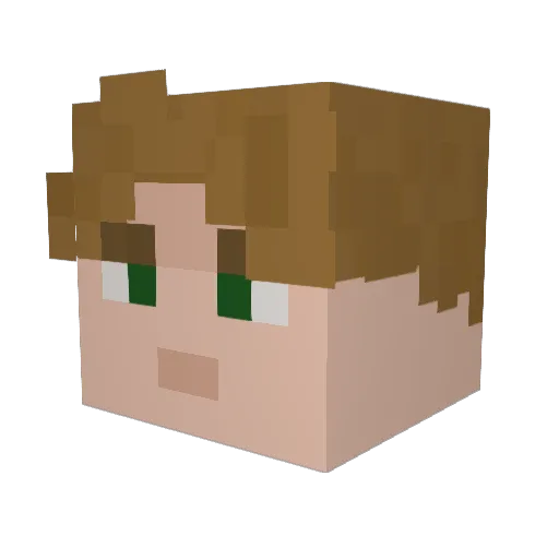 SirBuzzBuzz Minecraft avatar head, 3D render