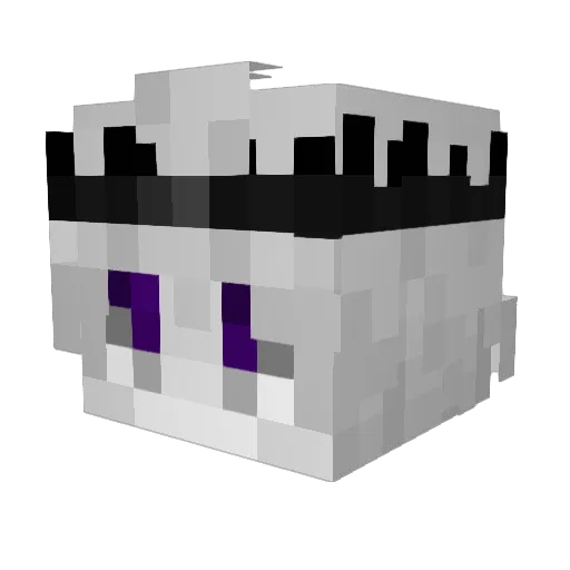 SirCE0 Minecraft avatar head, 3D render