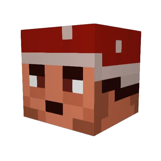 SirCalemon Minecraft avatar head, 3D render