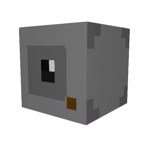SirCameraMan Minecraft avatar head, 3D render