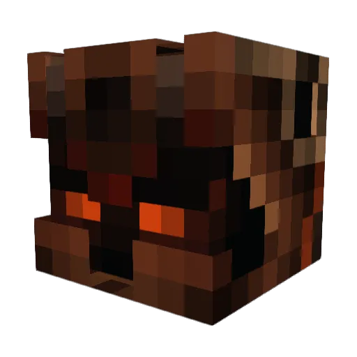 SirCatter Minecraft avatar head, 3D render