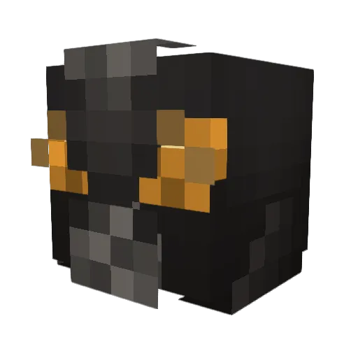 SirCluntch Minecraft avatar head, 3D render