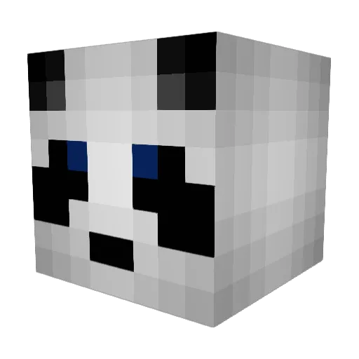 SirCoby Minecraft avatar head, 3D render
