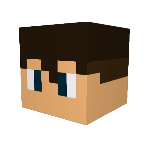 SirCody Minecraft avatar head, 3D render