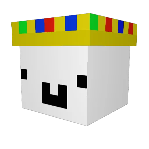 SirComboYT Minecraft avatar head, 3D render