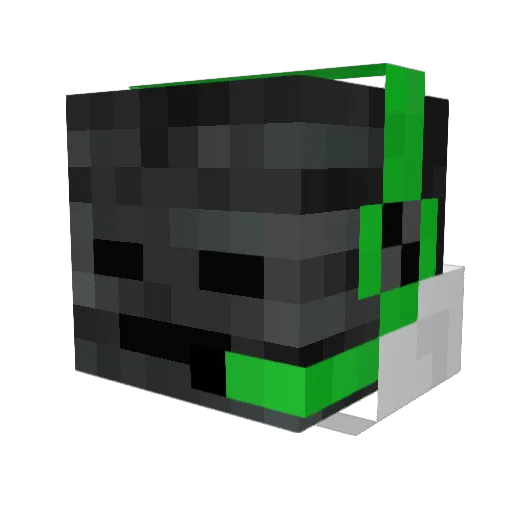 SirConzu Minecraft avatar head, 3D render