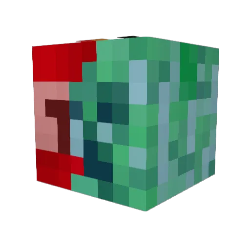 SirCronch Minecraft avatar head, 3D render