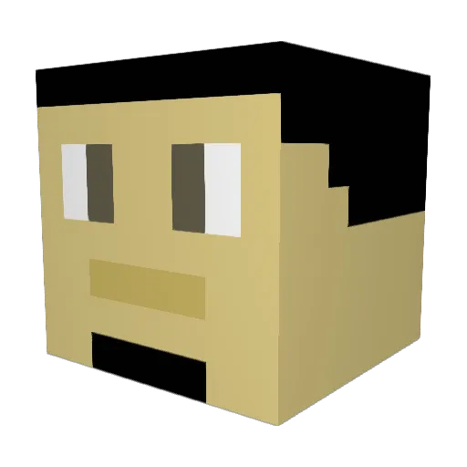 SirCvmsALOT420 Minecraft avatar head, 3D render