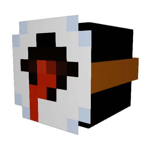 SirDeeders Minecraft avatar head, 3D render