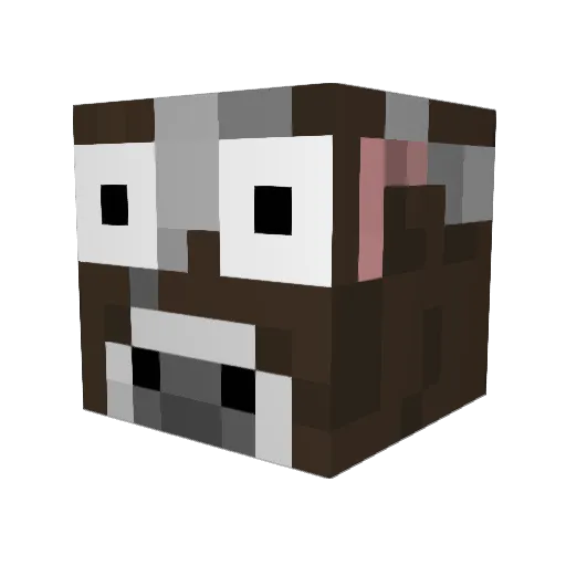 SirDeuzu Minecraft avatar head, 3D render