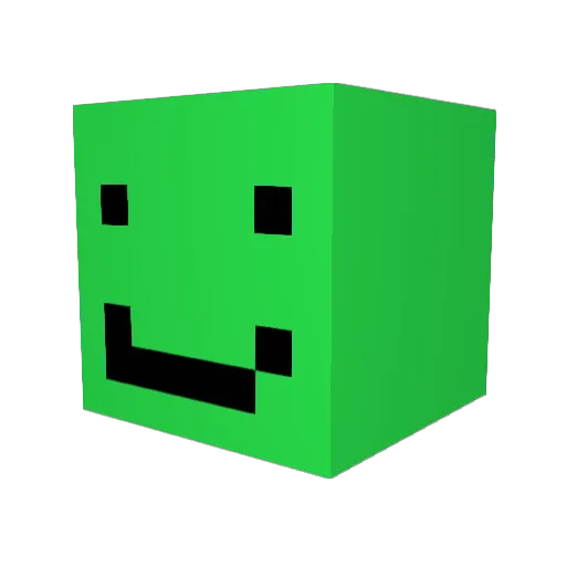SirDiningTable Minecraft avatar head, 3D render
