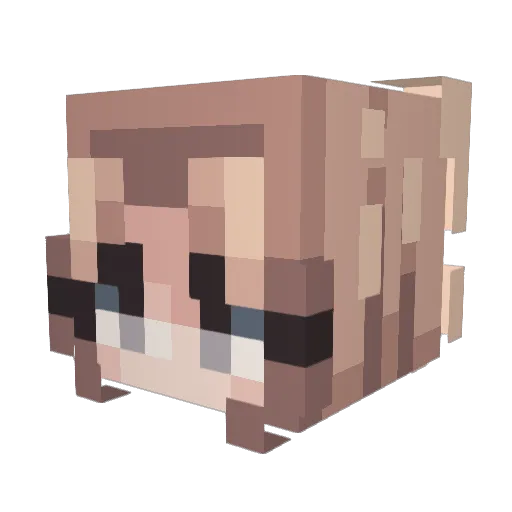 SirDrBreadman Minecraft avatar head, 3D render