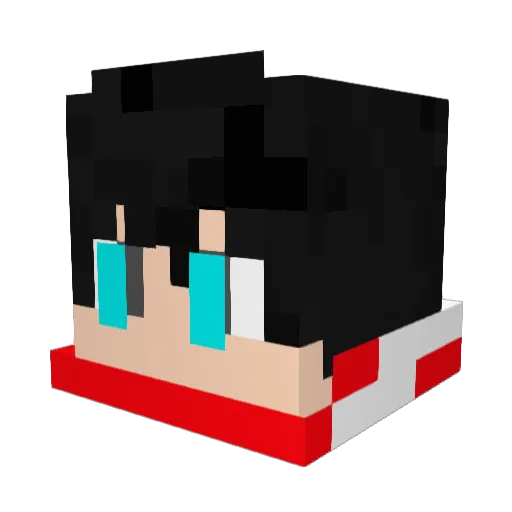 SirDukeTTV Minecraft avatar head, 3D render