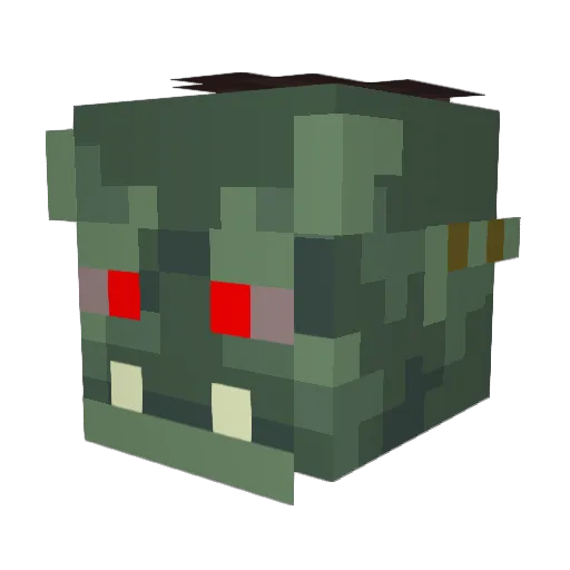 SirExilis Minecraft avatar head, 3D render