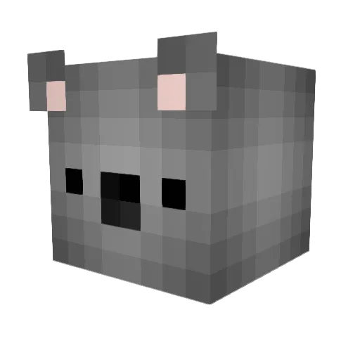 SirFancyKoala Minecraft avatar head, 3D render