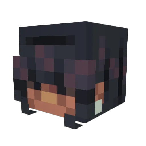 SirFireKnght Minecraft avatar head, 3D render