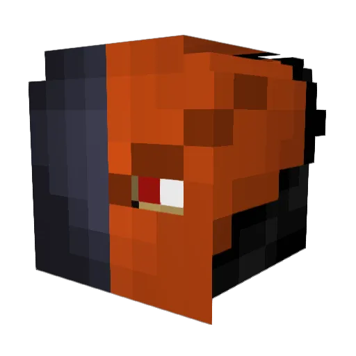 SirFran_ Minecraft avatar head, 3D render