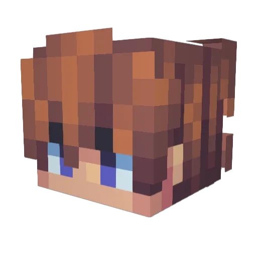 SirGabry_ Minecraft avatar head, 3D render