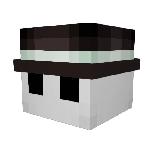 SirGhost Minecraft avatar head, 3D render