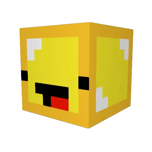 SirGold Minecraft avatar head, 3D render