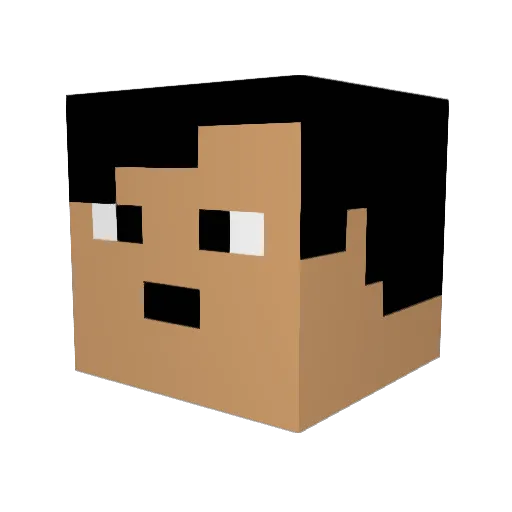 SirGravzy Minecraft avatar head, 3D render