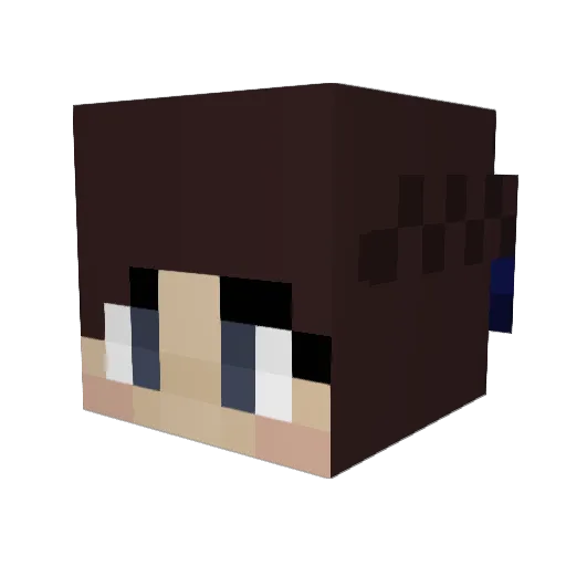 SirGrayth Minecraft avatar head, 3D render